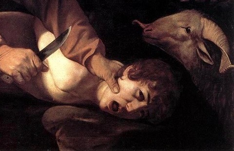 Il Sacrificio di Isacco (particolare) - Caravaggio